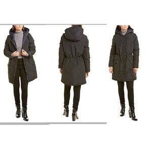 Marc New York Liberta Women’s Reversible Heavy Weight Parka Puffer Jacket, Black